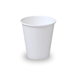 Single Wall Paper Coffee Cups 6oz White 1000pc