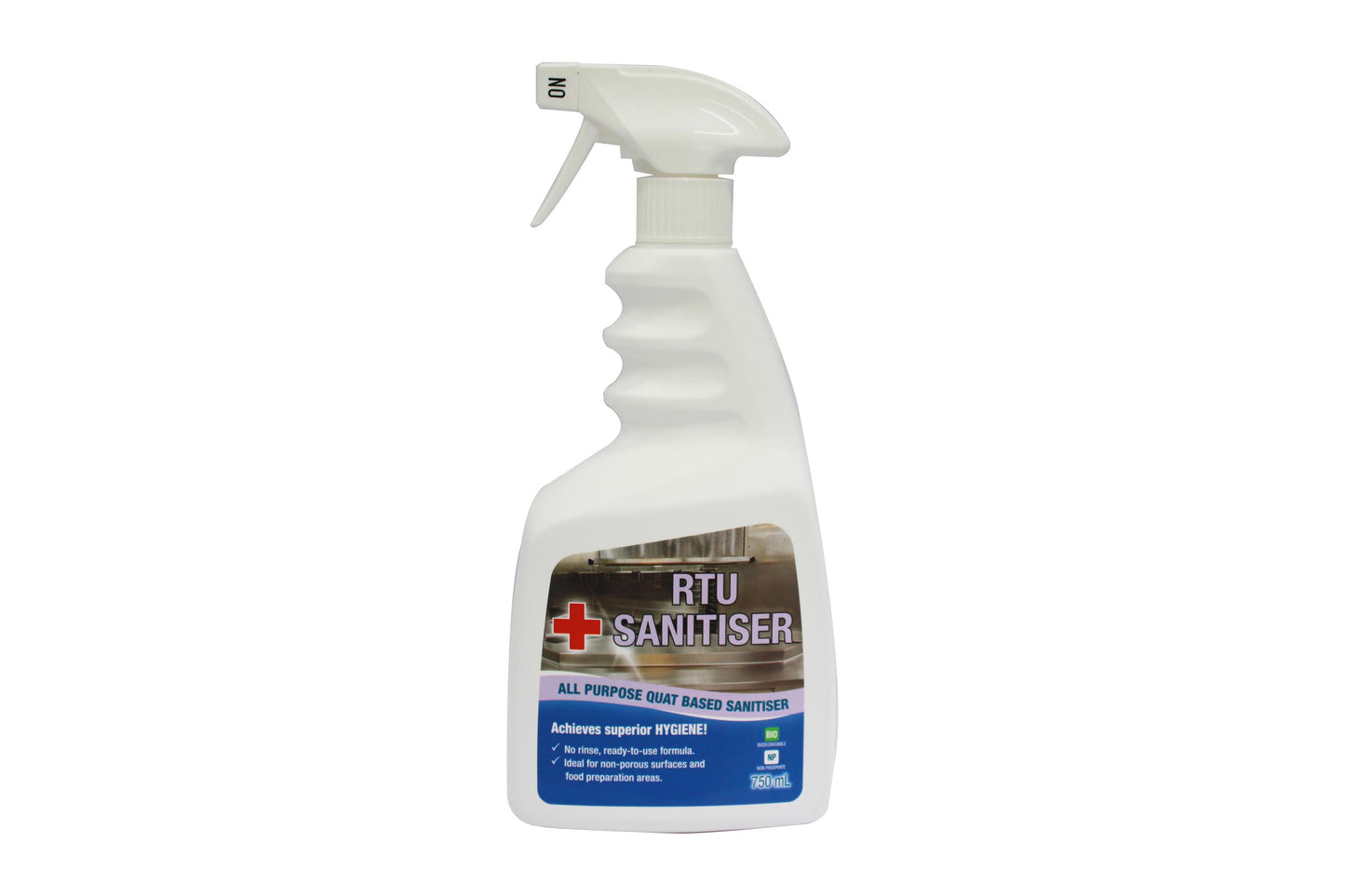 RTU All Purpose Quat Based Sanitiser No Rinse