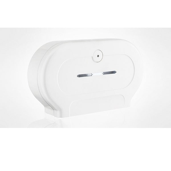 Twin Jumbo Toilet Roll Dispenser (plastic)
