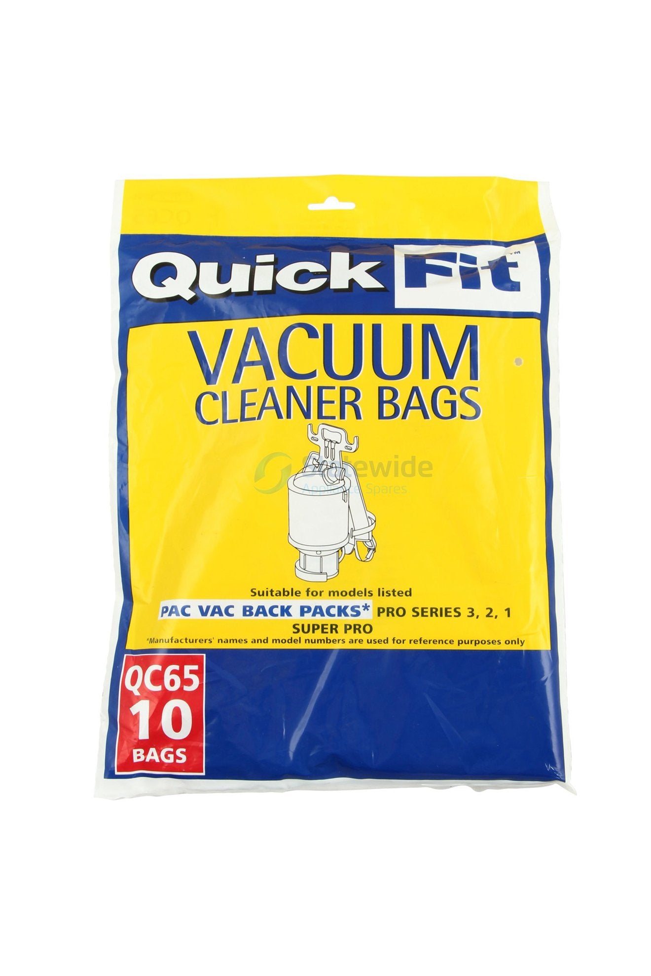 Pac Vac Paper Vacuum Bag 10pk