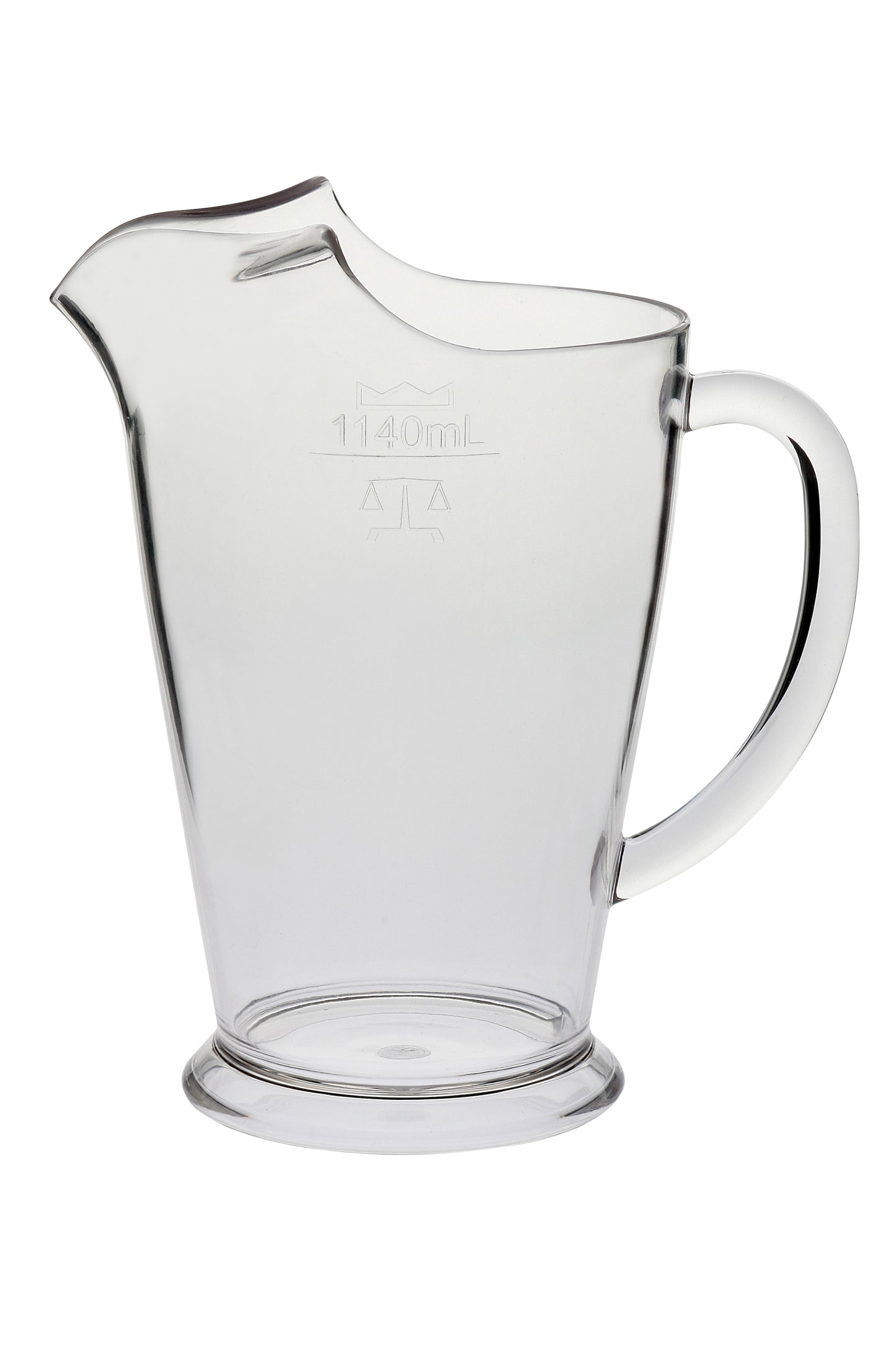 1140ml Polycarb Ice Lip Jug (12pc)