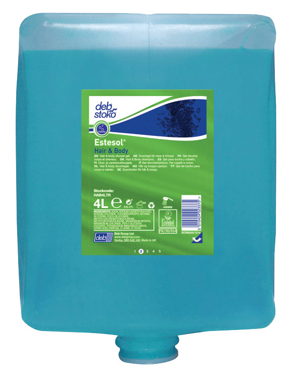 Deb Hair & Body Wash 4L 4pc