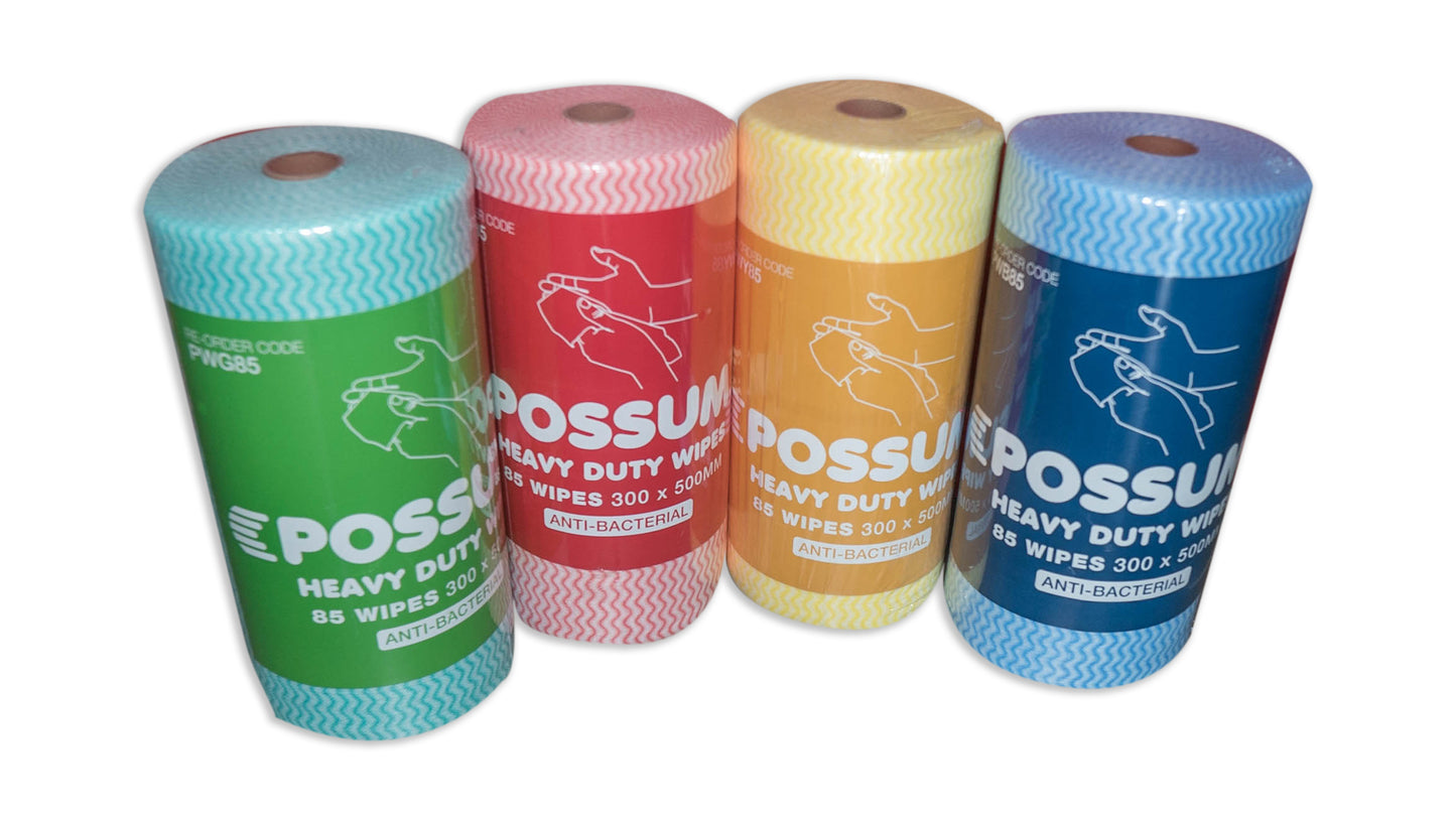Heavy Duty Antibacterial Wipes Roll 90sht