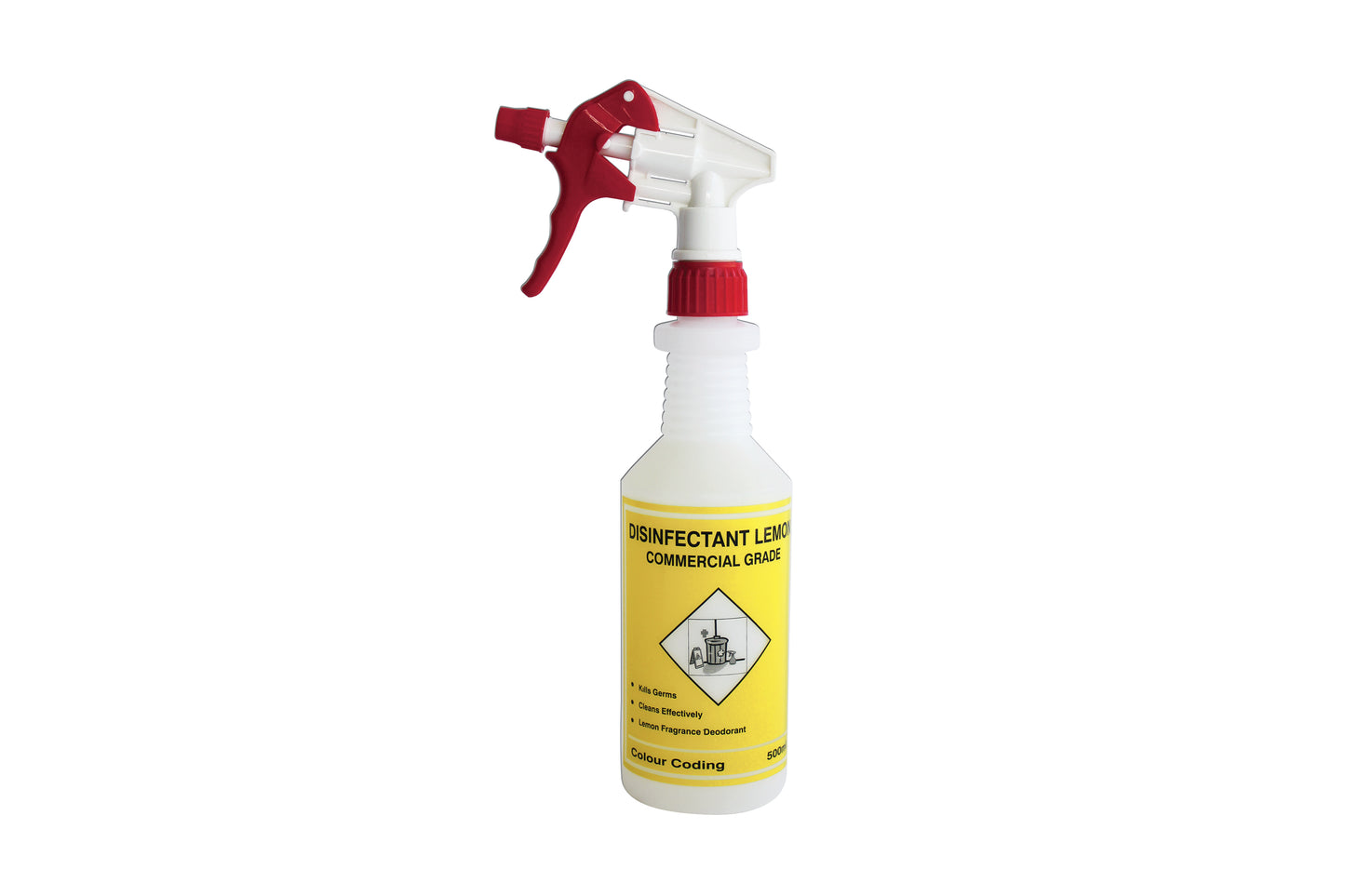 Screen Printed Spray Bottle with Trigger - Disinfectant 500ml