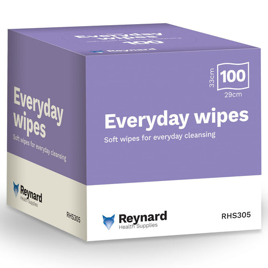Reynard Boxed Everyday Dry Wipes 33x29cm 100/sht 12pk/cart