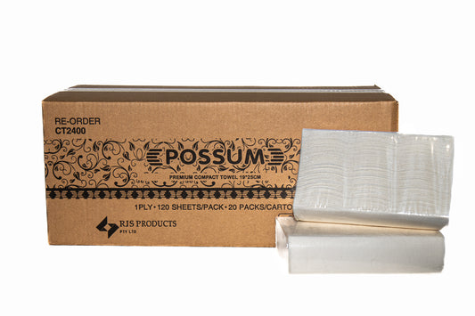 Possum Premium Compact Towel 20 x 120pk (2400)