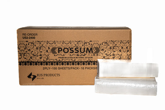 Possum Premium Ultra slim Hand Towel 2ply 23x24cm