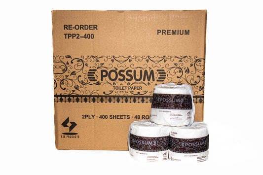 Possum Premium Toilet Paper 2ply 400sht 48rl