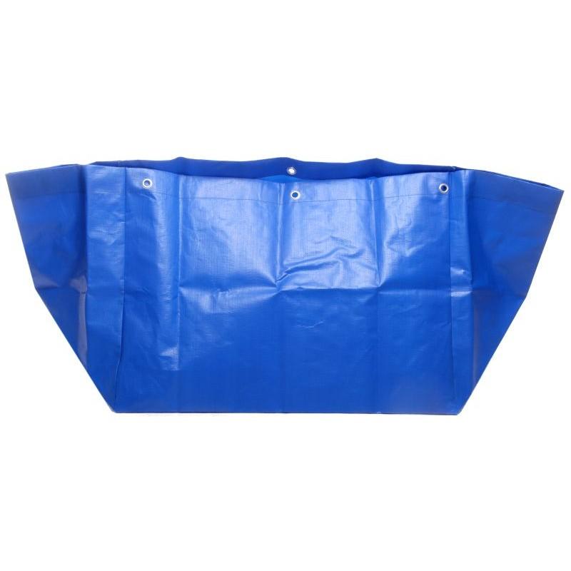 Blue Poly bag for Waste Trolley